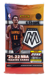2021-22 Panini Mosaic NBA Basketball Trading Cards Blaster Pack