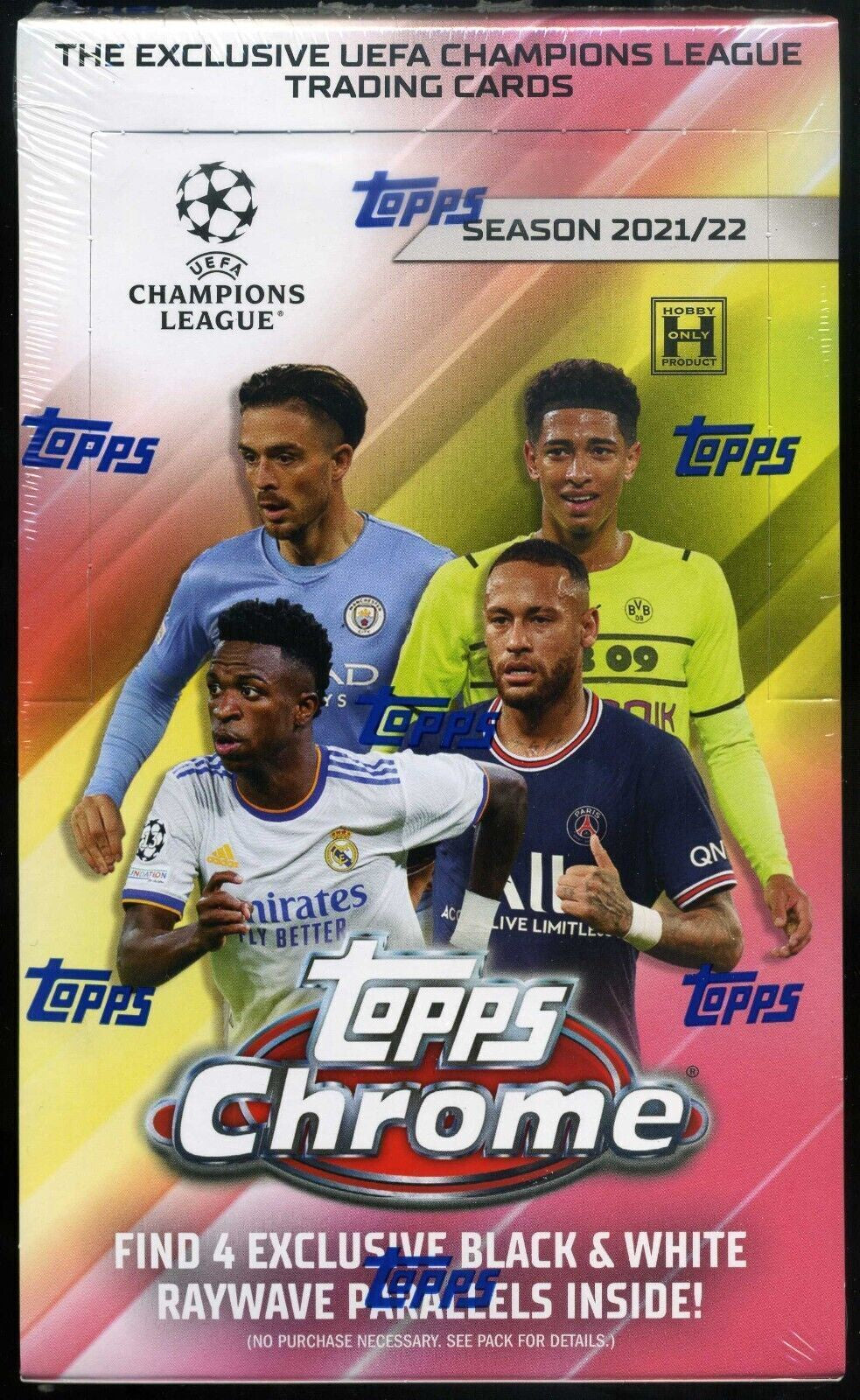 2020-21 Topps UEFA Champions League Chrome Lite Hobby Box (16 Packs Per Box)