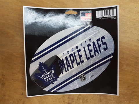 Toronto Maple Leafs Oval Sticker 5.5" (American Logo Products)