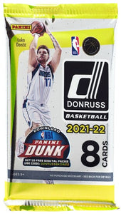 2021-22 Panini Donruss Basketball Blaster Pack (8 Cards a Pack)