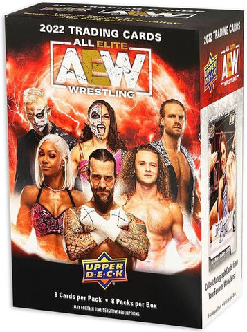 2022 Upper Deck AEW Wrestling Trading Card Blaster Box