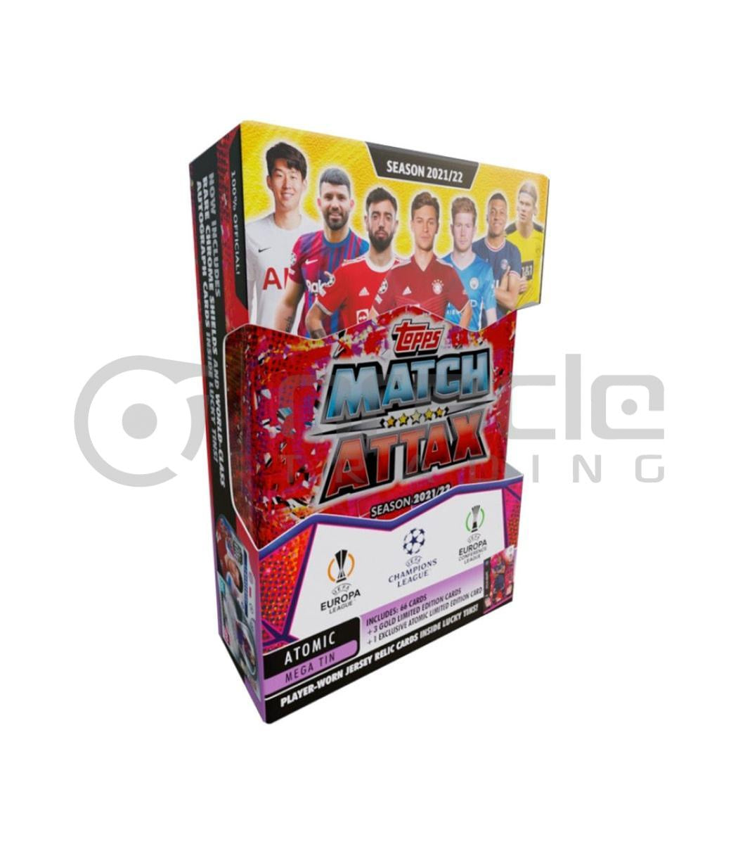 2021-22 Topps Match Attax Champions League Cards – Mega Tin – 70 Cards/Tin -  Atomic Tin