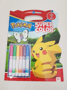 Pokemon Super Color - Coloring Book