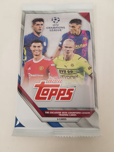2021-22 Topps UEFA Champions League Collection Soccer Blaster Pack (6 Cards Per Pack)