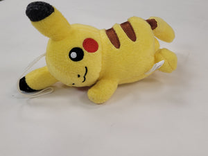 Pokemon Pikachu Laying Down One Eye Opened 8" Plush [Banpresto]