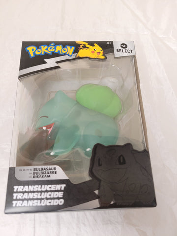 Pokemon Select 3" Battle Figure: Translucent Bulbasaur (Missing Left eye)