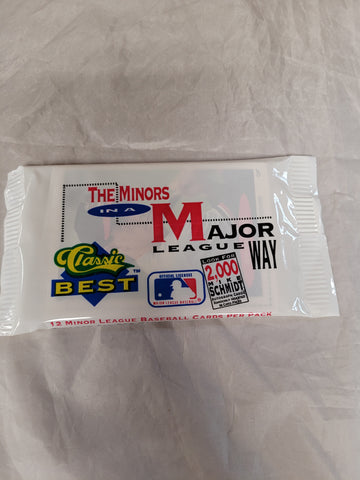 1991 Classic Best Minor League Baseball Booster Pack (12 Cards Per Pack)