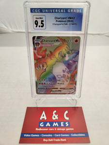 Charizard VMAX - Pokemon (2020) Champion's Path - 074/073 - Secret Rainbow Rare - CGC Graded 9.5 Gem Mint (Label May Differ from Photo)