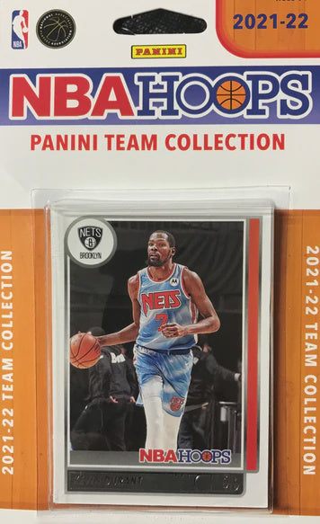 2021-22 Panini NBA Hoops Basketball Team Collection Set - Brooklyn Nets
