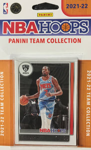 2021-22 Panini NBA Hoops Basketball Team Collection Set - Brooklyn Nets