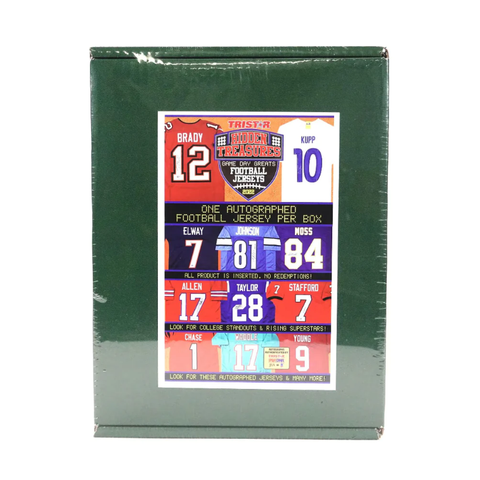 2022 Tristar Hidden Treasures Game Day Greats  Autographed Football Jersey Box (1 Random Autographed Jersey Per Blind Box)