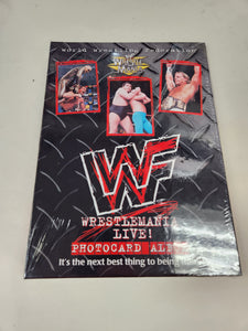 1999 WWF Wrestlemania Live! Comic Images Titan Sports Photocards Album & Checklist (18 Pages, 2 Pockets Per Page)