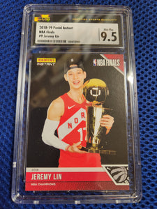 2018 Panini Instant NBA Finals #9 Jeremy Lin Toronto Raptors NBA Champions - CSG Graded 9.5