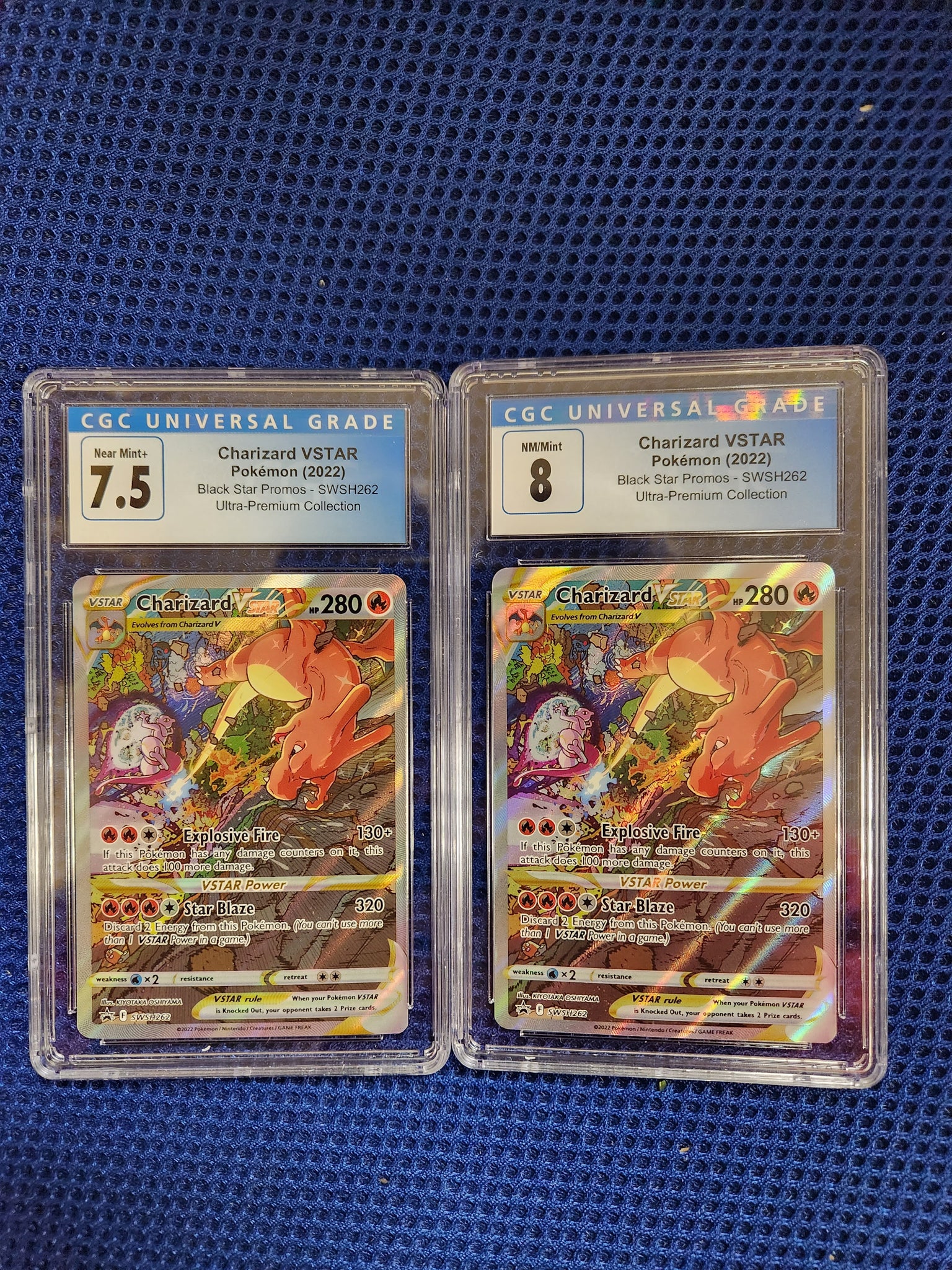 Charizard VSTAR - Black Star Alternate Art Promo Card - SWSH262 - CGC A & C Games Charizard VSTAR - Black Star Alternate Art Promo Card - SWSH262 - CGC A & C Games