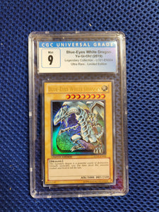 Blue-Eyes White Dragon - Yu-Gi-Oh! (2010) - Legendary Collection - LC01-EN004 - Ultra Rare - Limited Edition CGC Graded 9