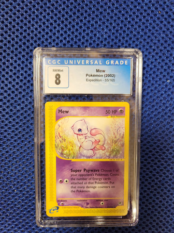 Mew - Pokemon (2002) - Expedition - 55/165 - CGC Graded 8