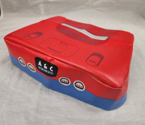 A & C Games Branded Nintendo 64 Console Red Dust Cover N64 - Vinyl
