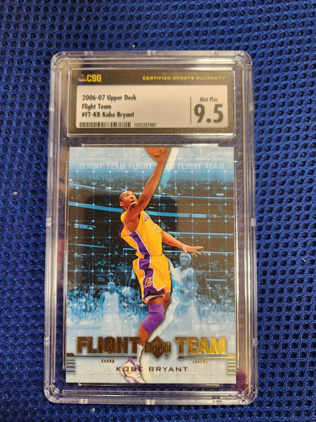 Kobe Bryant - CGC GRADED NBA Basketball Card REPACK - 1x Sports Card Single (Graded 9.5 to 10 Gem Mint , Various Grading Companies Randomly Selected, Stock Photo - May Not Get Cards In Picture, Used as an Example Only)