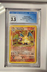 Charizard - Pokemon (1999) - Base Set - Unlimited - 4/102 - Holo - CGC A & C Games Charizard - Pokemon (1999) - Base Set - Unlimited - 4/102 - Holo - CGC A & C Games