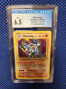 2016 machamp pokemon card Machamp - Pokemon (2016) - Evolutions - 59/108 - Prerelease Promo