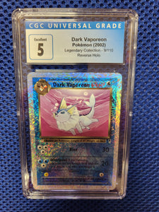 pokemon card dark vaporeon 1997 Pokemon Japanese Rocket Gang Dark Vaporeon #134 CGC AUTH