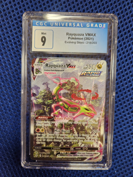 rayquaza graded card Rayquaza VMAX - Pokemon (2021) - Evolving Skies - 218/203