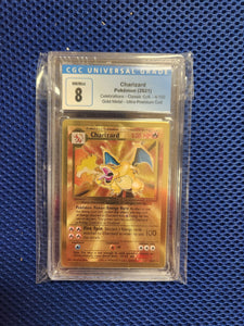 Charizard - Pokemon (2021) - Celebrations - Classic Collection - 4/102 - Gold Metal - Ultra Premium Collection
