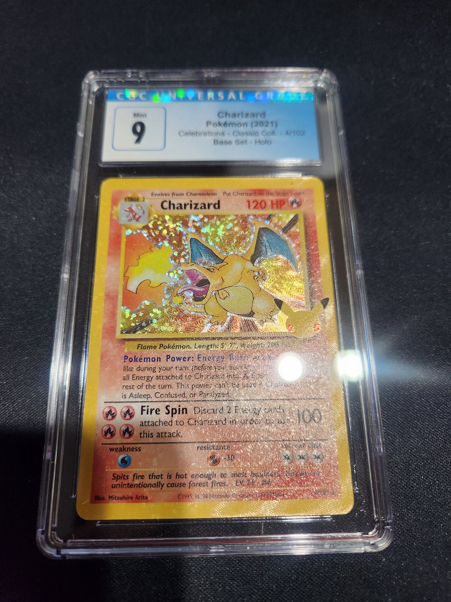 Charizard - Pokemon (2021) - Celebrations - Classic Collection - 4/102 - Holo - CGC Graded 9