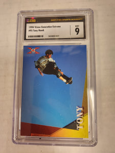 1994 Generation Extreme Skateboarding #95 Tony Hawk RC (Rookie Card)  - CSG Graded 9