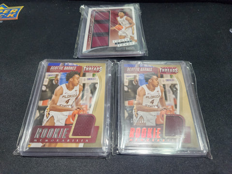 2021-22 Panini Draft Scottie Barnes Florida State Seminoles Jersey RC (Rookie Card) (1x Randomly Selected Card)