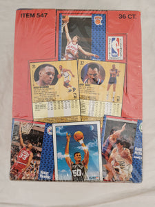 1991-92 Fleer Series 1 NBA Basketball Player Photo Cards Wax Box