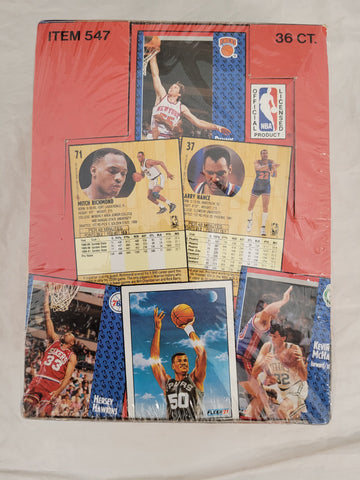 1991-92 Fleer Series 1 NBA Basketball Player Photo Cards Wax Box