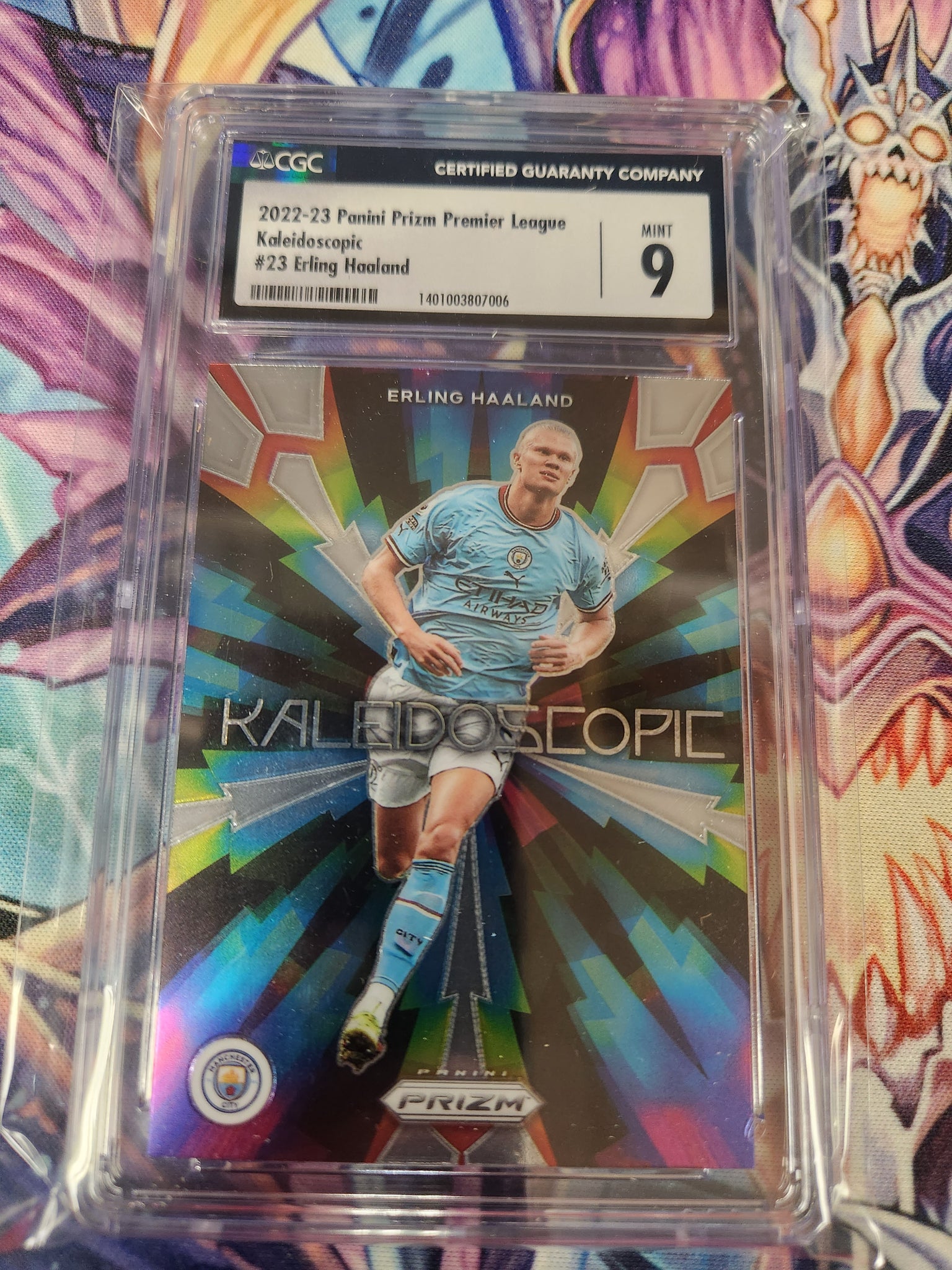 Erling Haaland - In Manchester City & Norway National Team Kit Jersey - Sports Card Single (Graded 9 or Better, Various Grading Companies, Randomly Selected, Stock Photo)