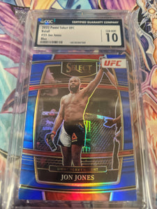 Jon Jones - UFC Card REPACK - 1x Sports Card Single (Graded 10 GEM MINT) (Various Grading Companies, Randomly Selected - May Not Get Cards In Picture)