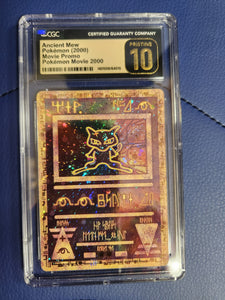 Ancient Mew Pokemon (2000) Movie Promo 2000 - CGC Graded 10 PRISTINE A & C Games Ancient Mew Pokemon (2000) Movie Promo 2000 - CGC Graded 10 PRISTINE A & C Games