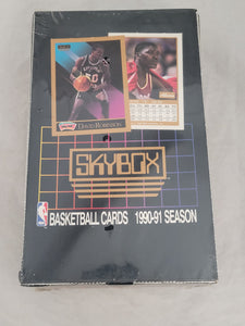 1990-91 Skybox NBA Basketball Inaugural Edition Series 1 Wax Box (36 Packs per Box)
