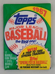 Topps 1987 Major League Baseball Wax Pack (17 Cards per Pack)