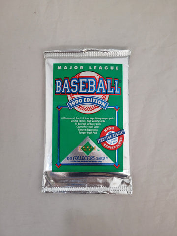 1990 Edition Upper Deck High Number Series MLB Baseball Wax Pack