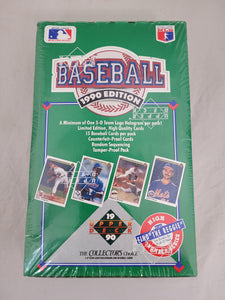 1990 Edition Upper Deck High Number Series MLB Baseball Wax Box