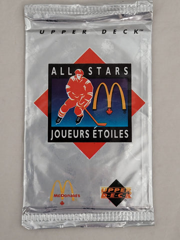 1992 Upper Deck McDonald's NHL All-Stars Hockey Pack