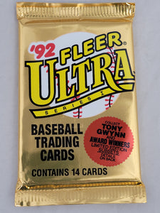 1992-93 Fleer Ultra Series 1 Sealed Pack (14 Cards Per Pack)
