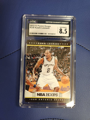 2012-13 Panini Kawhi Leonard RC (Rookie Card) (Graded 8 or Higher) (1 Picked at Random, Various Grading Companies, May Not Be In Photo)