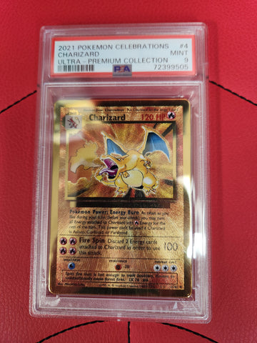 Pokemon (2021) - Celebrations - Classic Collection - 4/102 - Gold Metal - Ultra Premium Collection - PSA Graded 9