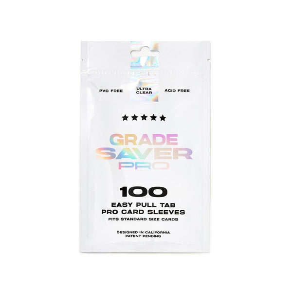 GRADESAVER PRO - PRO CARD SLEEVES W/EASY PULL TAB - 100 COUNT
