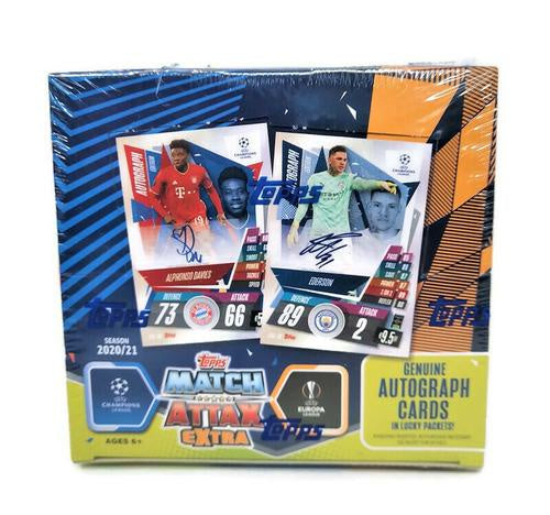 2020-21 Topps Match Attax Extra UEFA Champions & Europa League Soccer Booster Box