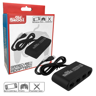 Gamecube 4 Controller Adapter USB (Old Skool)