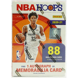 2020-21 Panini NBA Hoops Basketball Blaster Box (11 Packs a Box)