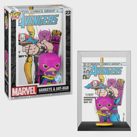Funko POP! Comic Covers: Marvel Comics Group Avengers - Hawkeye & Ant-Man #22 Vinyl Figure