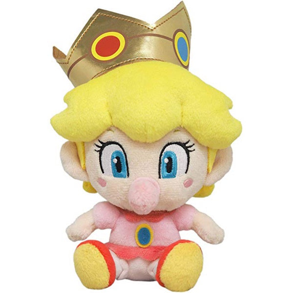 Super Mario Bros All Stars Baby Peach 6″ Plush Toy [Little Buddy]