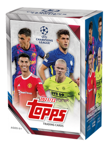 2021-22 Topps UEFA Champions League Collection Soccer Blaster Value Box